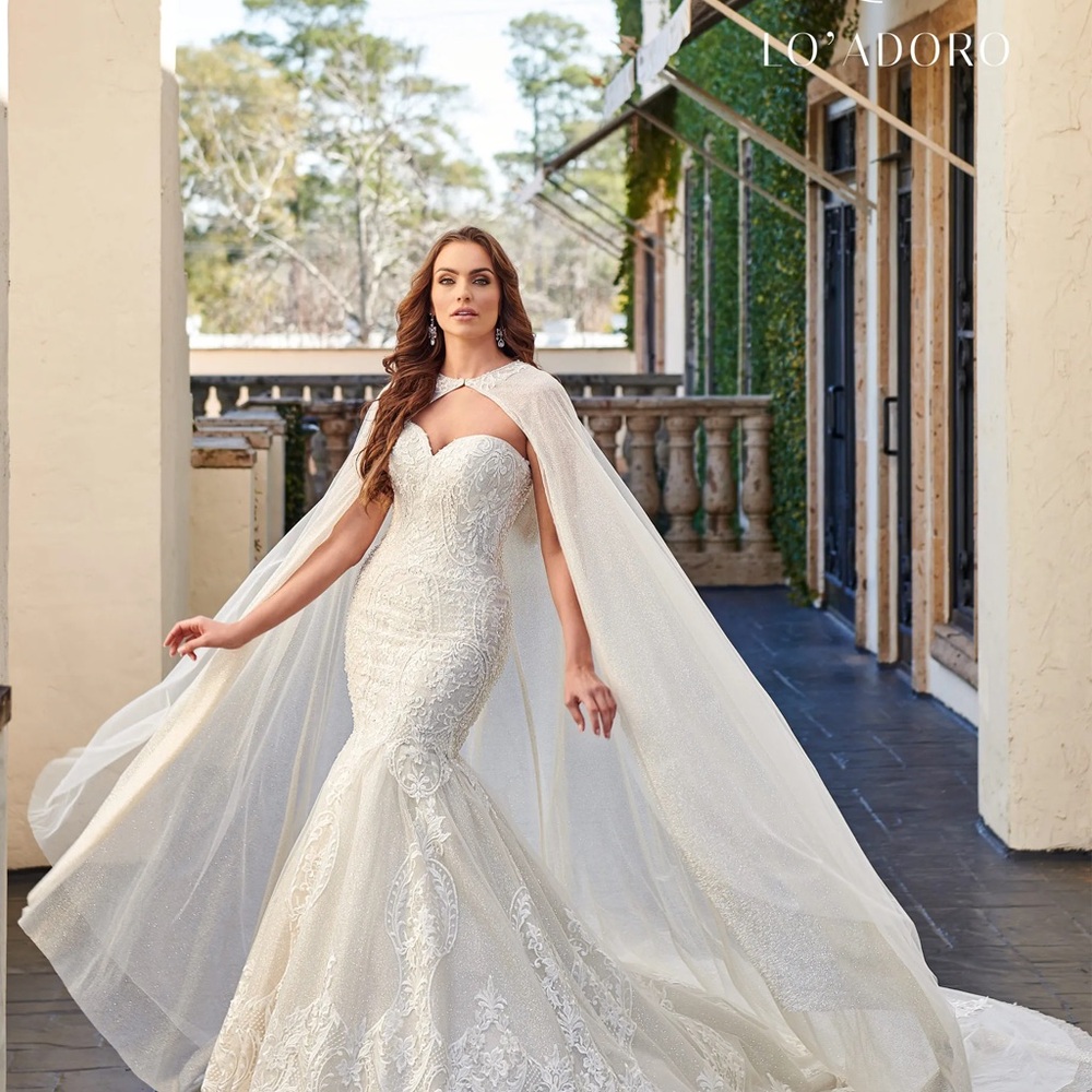 Rachel Allan Ivory Lace Gown Brand New in Bag